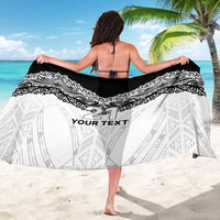 New Zealand Koru Fern Custom Sarong Simple Taniko Motif