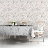 New Zealand Koru Fern Custom Tablecloth Simple Taniko Motif