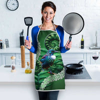 Tui Bird Koru Silver Fern Aotearoa Apron