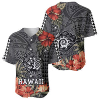 Hawaii Shaka Surf Hand Sign Baseball Jersey Polynesian Vintage Vibes LT9 - Polynesian Pride