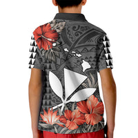 Personalised Hawaii Kanaka Maoli Kid Polo Shirt Polynesian Vintage Vibes LT9 - Polynesian Pride