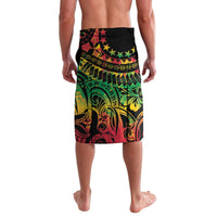 Cook Islands 15 Stars Lavalava Kuki Airani Polynesian Tribal Wave Tattoo