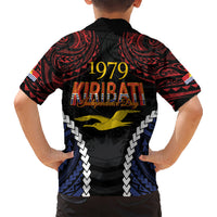 Kiribati 45th Anniversary Independence Day Kid Hawaiian Shirt Since 1979