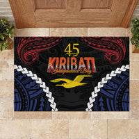 Kiribati 45th Anniversary Independence Day Rubber Doormat Since 1979 LT9 - Polynesian Pride