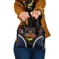 Kiribati 45th Anniversary Independence Day Shoulder Handbag Since 1979 LT9 One Size Black - Polynesian Pride