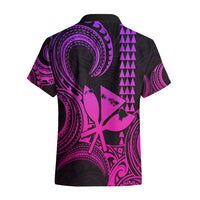 King Kamehameha Day Hawaii Hawaiian Shirt Paradise of the Pacific Tribal Kakau with Kanaka Maoli - Pink Gradient LT9 - Polynesian Pride