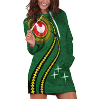 Manua Islands Polynesian Style Hoodie Dress