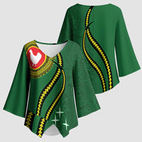 Manua Islands Polynesian Style Kimono Sleeve Blouse - Polynesian Pride