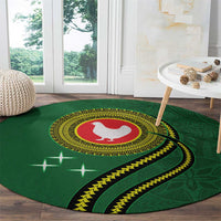 Manua Islands Polynesian Style Round Carpet
