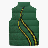 Manua Islands Polynesian Style Sleeveless Puffer Jacket - Polynesian Pride