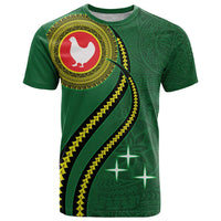 Manua Islands Polynesian Style T Shirt LT9 Green - Polynesian Pride