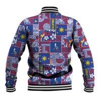 Filipino Maligayang Pasko Baseball Jacket Pacific Patchwork Xmas Vibes LT9 - Polynesian Pride