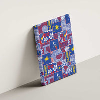 Filipino Maligayang Pasko Canvas Wall Art Pacific Patchwork Xmas Vibes - Polynesian Pride