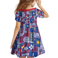 Filipino Maligayang Pasko Family Matching Off Shoulder Maxi Dress and Hawaiian Shirt Pacific Patchwork Xmas Vibes LT9 - Polynesian Pride