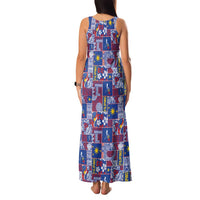 Filipino Maligayang Pasko Family Matching Tank Maxi Dress and Hawaiian Shirt Pacific Patchwork Xmas Vibes LT9 - Polynesian Pride