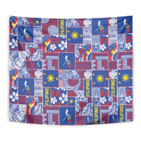 Filipino Maligayang Pasko Tapestry Pacific Patchwork Xmas Vibes - Polynesian Pride