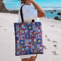 Filipino Maligayang Pasko Tote Bag Pacific Patchwork Xmas Vibes LT9 - Polynesian Pride