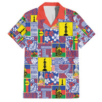 New Caledonia Joyeux Noel Family Matching Long Sleeve Bodycon Dress and Hawaiian Shirt Pacific Patchwork Xmas Vibes - Polynesian Pride