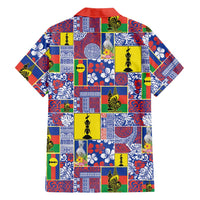 New Caledonia Joyeux Noel Family Matching Mermaid Dress and Hawaiian Shirt Pacific Patchwork Xmas Vibes LT9 - Polynesian Pride