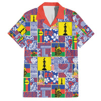 New Caledonia Joyeux Noel Family Matching Summer Maxi Dress and Hawaiian Shirt Pacific Patchwork Xmas Vibes - Polynesian Pride