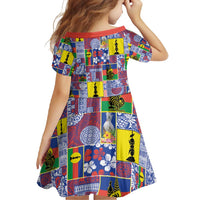 New Caledonia Joyeux Noel Family Matching Tank Maxi Dress and Hawaiian Shirt Pacific Patchwork Xmas Vibes LT9 - Polynesian Pride