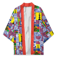 New Caledonia Joyeux Noel Kimono Pacific Patchwork Xmas Vibes - Polynesian Pride