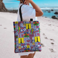 New Caledonia Joyeux Noel Tote Bag Pacific Patchwork Xmas Vibes LT9 - Polynesian Pride
