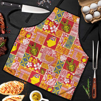 Niue Monuina e Kilisimasi Apron Pacific Patchwork Xmas Vibes - Polynesian Pride