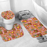 Niue Monuina e Kilisimasi Bathroom Set Pacific Patchwork Xmas Vibes - Polynesian Pride