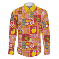 Niue Monuina e Kilisimasi Family Matching Mermaid Dress and Hawaiian Shirt Pacific Patchwork Xmas Vibes - Polynesian Pride