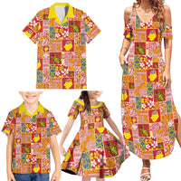 Niue Monuina e Kilisimasi Family Matching Summer Maxi Dress and Hawaiian Shirt Pacific Patchwork Xmas Vibes LT9 - Polynesian Pride