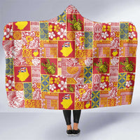 Niue Monuina e Kilisimasi Hooded Blanket Pacific Patchwork Xmas Vibes - Polynesian Pride