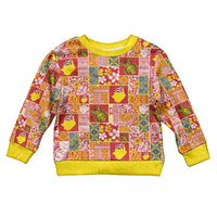 Niue Monuina e Kilisimasi Kid Ugly Christmas Sweater Pacific Patchwork Xmas Vibes - Polynesian Pride