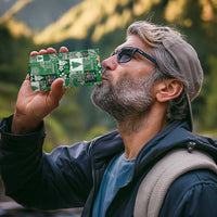 Norfolk Island Meri Krismas 4 in 1 Can Cooler Tumbler Pacific Patchwork Xmas Vibes - Polynesian Pride