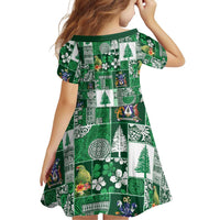 Norfolk Island Meri Krismas Family Matching Puletasi and Hawaiian Shirt Pacific Patchwork Xmas Vibes LT9 - Polynesian Pride