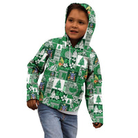 Norfolk Island Meri Krismas Kid Hoodie Pacific Patchwork Xmas Vibes LT9 - Polynesian Pride