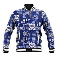 Northern Mariana Islands Magof Nochebuena Baseball Jacket Pacific Patchwork Xmas Vibes - Polynesian Pride