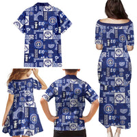 Northern Mariana Islands Magof Nochebuena Family Matching Puletasi and Hawaiian Shirt Pacific Patchwork Xmas Vibes LT9 - Polynesian Pride