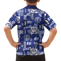 Northern Mariana Islands Magof Nochebuena Family Matching Tank Maxi Dress and Hawaiian Shirt Pacific Patchwork Xmas Vibes LT9 - Polynesian Pride