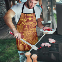 Rotuma Faiakse'ea 'e Kirisimasi Apron Pacific Patchwork Xmas Vibes LT9 - Polynesian Pride