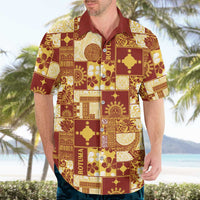 Rotuma Faiakse'ea 'e Kirisimasi Hawaiian Shirt Pacific Patchwork Xmas Vibes - Polynesian Pride