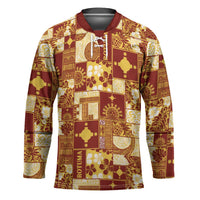 Rotuma Faiakse'ea 'e Kirisimasi Hockey Jersey Pacific Patchwork Xmas Vibes - Polynesian Pride