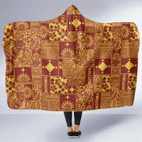 Rotuma Faiakse'ea 'e Kirisimasi Hooded Blanket Pacific Patchwork Xmas Vibes - Polynesian Pride