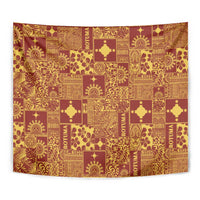 Rotuma Faiakse'ea 'e Kirisimasi Tapestry Pacific Patchwork Xmas Vibes - Polynesian Pride