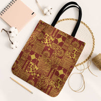 Rotuma Faiakse'ea 'e Kirisimasi Tote Bag Pacific Patchwork Xmas Vibes - Polynesian Pride