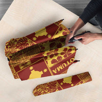 Rotuma Faiakse'ea 'e Kirisimasi Umbrella Pacific Patchwork Xmas Vibes - Polynesian Pride