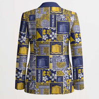 Tokelau Manuia te Kilihimahi Blazer Pacific Patchwork Xmas Vibes - Polynesian Pride