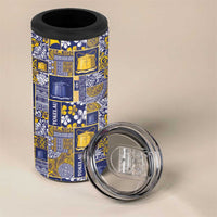 Tokelau Manuia te Kilihimahi 4 in 1 Can Cooler Tumbler Pacific Patchwork Xmas Vibes - Polynesian Pride
