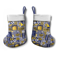 Tokelau Manuia te Kilihimahi Christmas Stocking Pacific Patchwork Xmas Vibes - Polynesian Pride