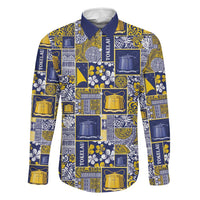 Tokelau Manuia te Kilihimahi Family Matching Long Sleeve Bodycon Dress and Hawaiian Shirt Pacific Patchwork Xmas Vibes - Polynesian Pride